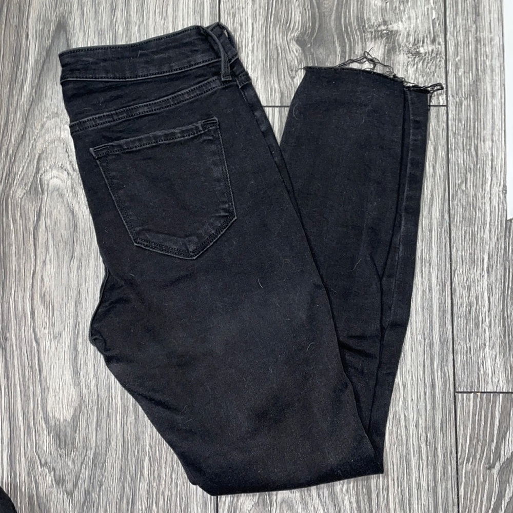 Black Distressed Jeans